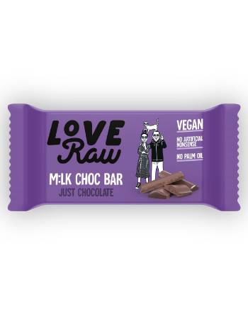 LOVERAW M:LK JUST CHOCOLATE BAR 30G