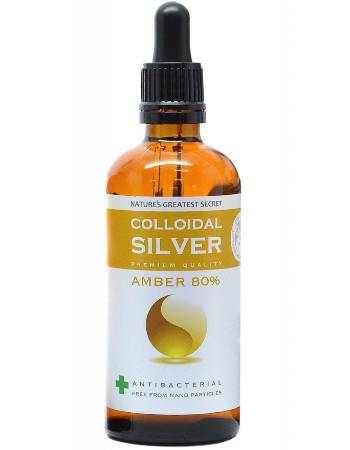 NATURES GREATEST SECRET AMBER COLLOIDAL SILVER DROPPER 100ML