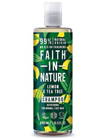 FAITH IN NATURE LEMON & TEA TREE SHAMPOO 400ML