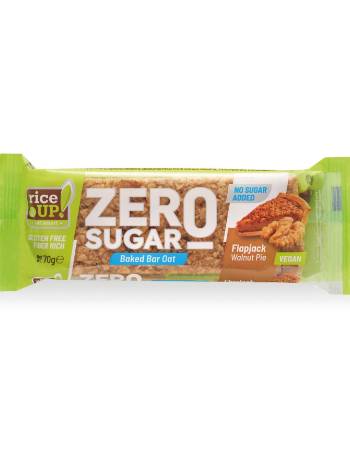 RICE UP ZERO FLAPJACK 70G | WALNUT