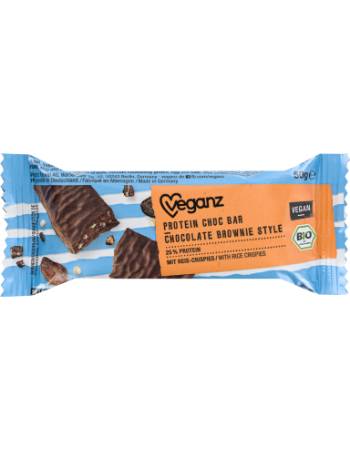 VEGANZ PROTEIN CHOCOLATE BROWNIE BAR 50G