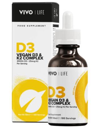 VIVO LIFE VEGAN D3 & K2 COMPLEX 60ML | LEMON FLAVOUR