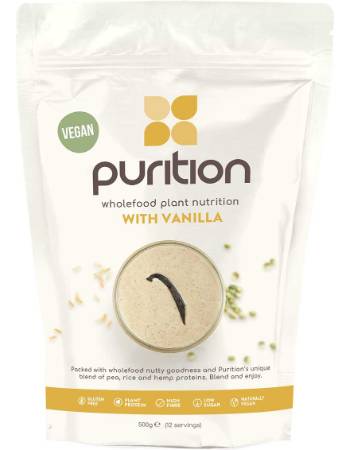 PURITION VEGAN VANILLA PROTEIN SHAKE 500G